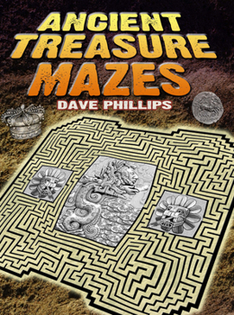 Paperback Ancient Treasure Mazes Book