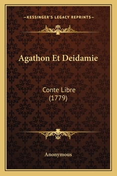 Paperback Agathon Et Deidamie: Conte Libre (1779) [French] Book