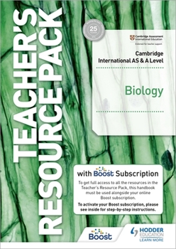 Paperback Cambridge International as & a Level Biology Teacher's Resource Pack with Boost Subscription: Hodder Education Group Book