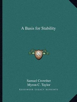 Paperback A Basis for Stability Book