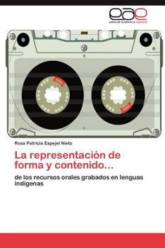 Paperback La representación de forma y contenido... [Spanish] Book