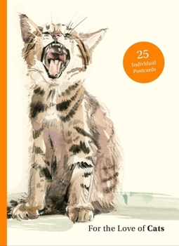 Paperback For the Love of Cats: 25 Postcards Book