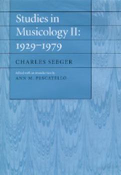 Hardcover Studies in Musicology II: 1929-1979 Book