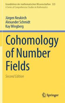 Hardcover Cohomology of Number Fields Book