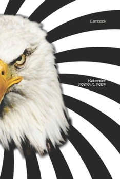 Paperback Kalender 2020 - 2021: A5 - 2 Jahreskalender - Adler [German] Book