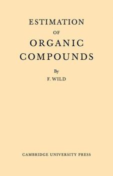 Paperback Estimation Organic Compounds Book