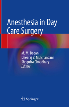 Hardcover Anesthesia in Day Care Surgery Book