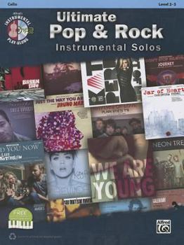 Paperback Ultimate Pop & Rock Instrumental Solos for Strings: Cello, Book & CD Book