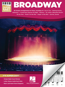 Paperback Broadway - Super Easy Songbook Book