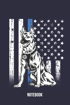 Notebook: Thin Blue Line Notebook for Police Officers
