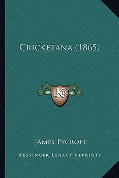 Paperback Cricketana (1865) Book