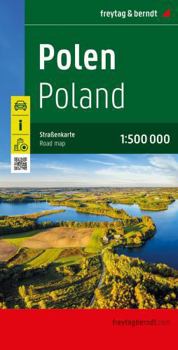 Map Poland, road map 1:500,000 Book