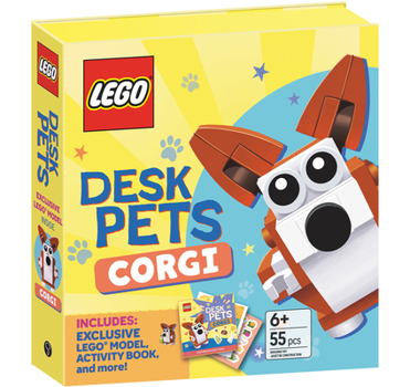 Hardcover Lego(r) Books. Desk Pets: Corgi Book