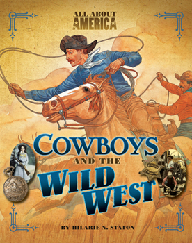 Library Binding Cowboys and the Wild West Book