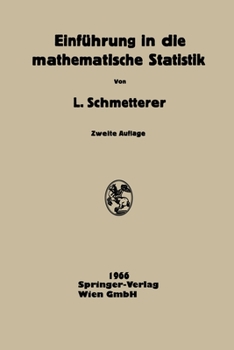 Paperback Einführung in Die Mathematische Statistik [German] Book