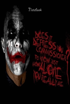 The Jocker Design 70  Notebook Comics For Jocker Fans and Lovers: Lined Notebook / Journal Gift, 120 Pages, 6x9, Soft Cover, Matte Finish