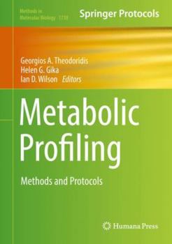 Hardcover Metabolic Profiling: Methods and Protocols Book