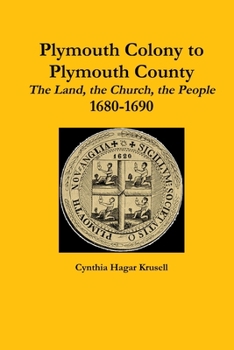 Paperback Plymouth Colony to Plymouth County Book