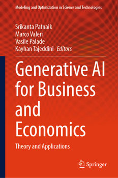 Hardcover Generative AI for Business and Economics: Theory and Applications Book