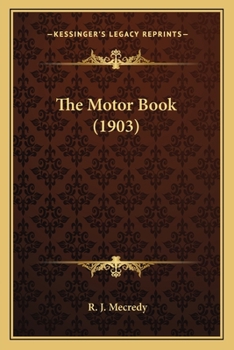 Paperback The Motor Book (1903) Book