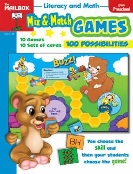 Toy Mix & Match Literacy & Math Games (PreK) Book