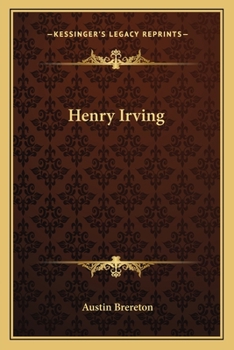 Paperback Henry Irving Book