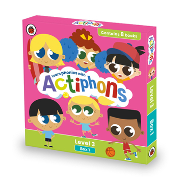Paperback Actiphons Level 3 Box 1: Books 1-8: Learn phonics and get active with Actiphons! Book