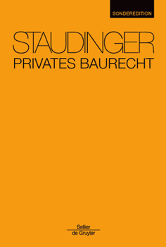 Hardcover Privates Baurecht: Staudinger Sonderedition [German] Book