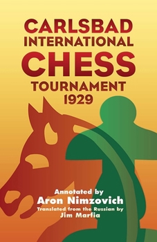 Paperback Carlsbad International Chess Tournament 1929 Book