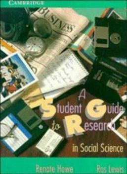 Paperback A Student Guide to Research in Social Science Book