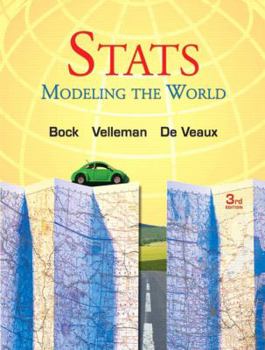 Hardcover Stats: Modeling the World [With CDROM] Book