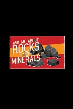 Ask me about rocks and minerals: 6x9 Minerals | lined | ruled paper | notebook | notes