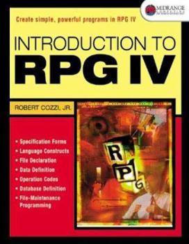 Paperback Introduction to RPG IV Book