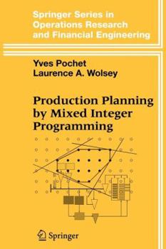 Paperback Production Planning by Mixed Integer Programming Book