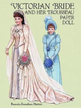 Paperback Victorian Bride and Her Trousseau Paper Dolls Book