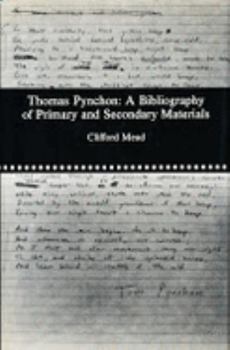 Hardcover Thomas Pynchon: A Bibliography of Primary and Secondary Materials Book