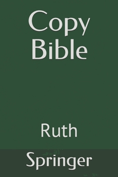 Paperback Copy Bible: Ruth Book