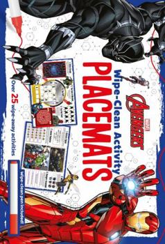 Paperback Autumn Publishing Marvel Avengers Wipe-clean Activity Placemats. Book