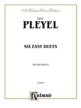 Paperback Six Easy Duets, Op. 23 (Kalmus Edition) Book