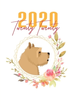 Paperback 2020: Norwich Terrier Floral Daily Planner Diary Book