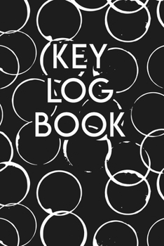 Paperback Key Log Book: Key Tracker Logger Inventory Checkout System Book