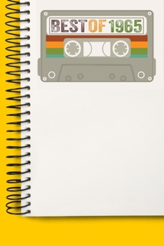 Best Of 1965 Made In 1965 Vintage 1965 Birthday Gift A beautiful personalized: Lined Notebook / Journal Gift, Notebook for 1965,120 Pages, 6 x 9 ... Family Notebook,Customized Journal, The Dia