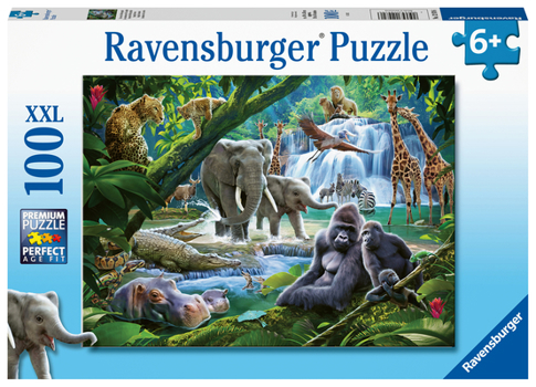 Misc. Jungle Animals 100 PC Puzzle Book