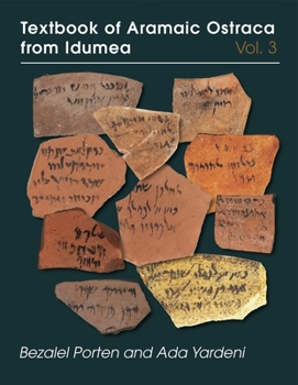 Hardcover Textbook of Aramaic Ostraca from Idumea, Volume 3 Book