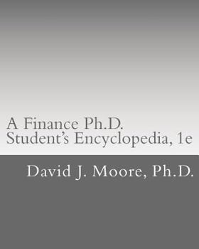 Paperback A Finance Ph.D. Student's Encyclopedia Book