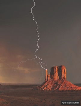 Agenda anual 2020: Agenda anual para 2020, 12 meses, agenda de 52 semanas  con tareas y metas; formato A4+; motivo: Blitzeinschlag (Spanish Edition)