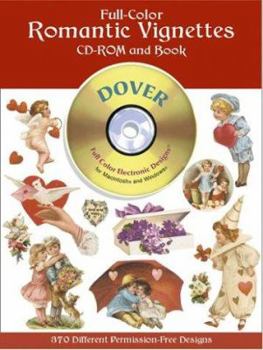 Paperback Full-Color Romantic Vignettes CD-ROM and Book
