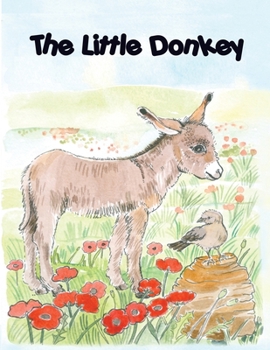 Paperback THE LITTLE DONKEY, children's colouring book