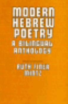 Paperback Modern Hebrew Poetry: A Bilingual Anthology Book