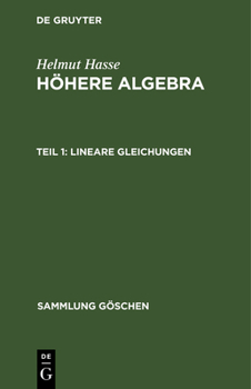 Hardcover Lineare Gleichungen [German] Book